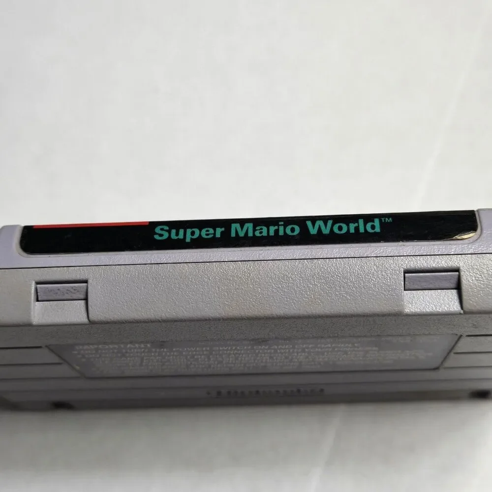 Super Mario World (Super Nintendo SNES, 1991) Authentic Cartridge Only TESTED